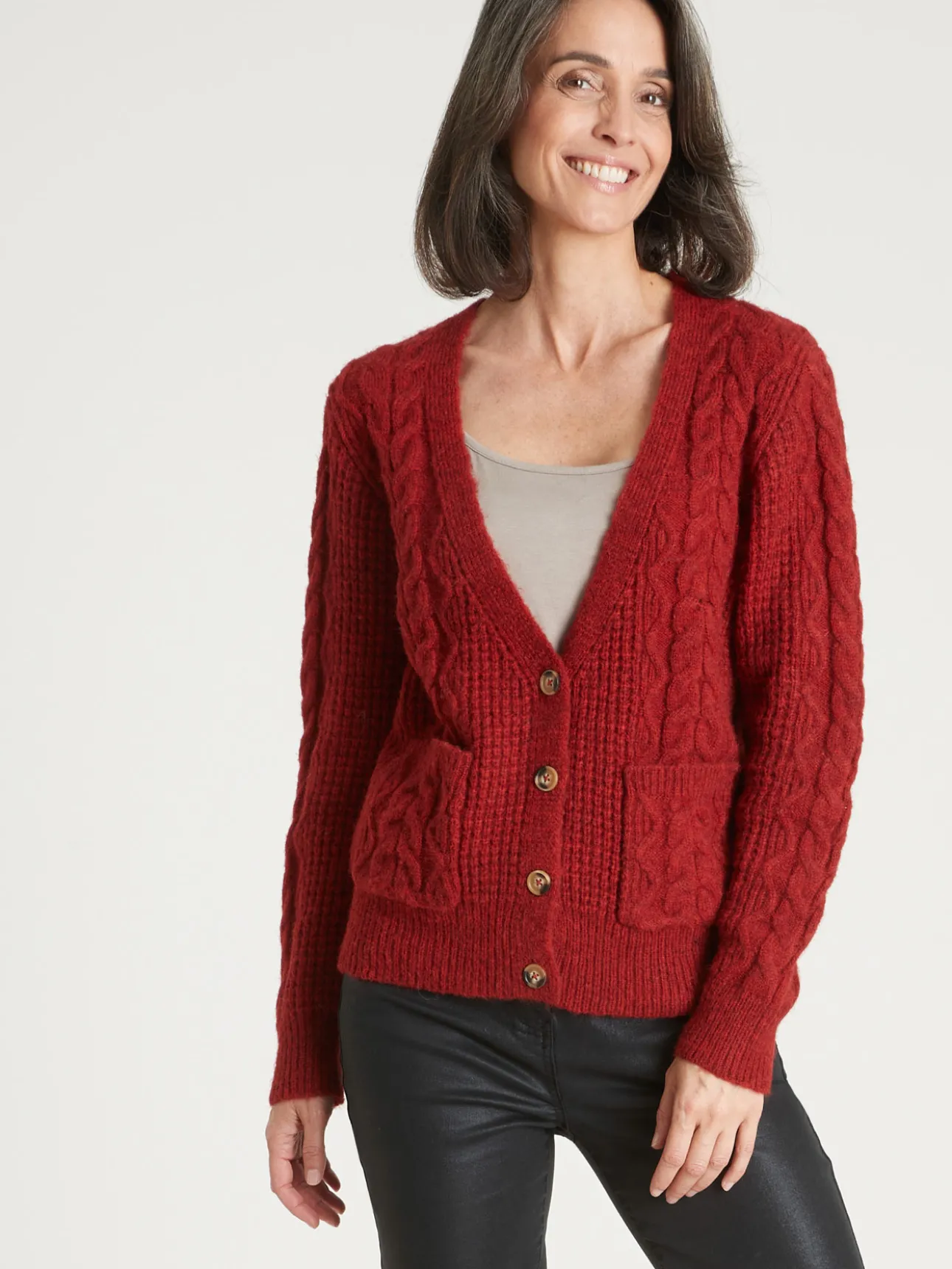 GIlet torsadé