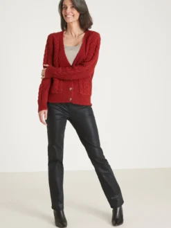 GIlet torsadé