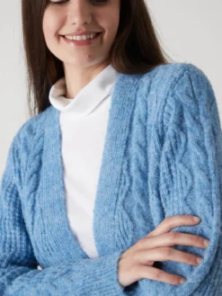 GIlet torsadé