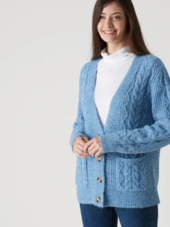 GIlet torsadé