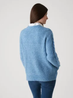 GIlet torsadé