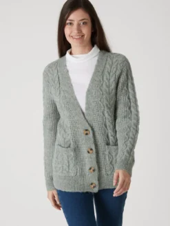 GIlet torsadé