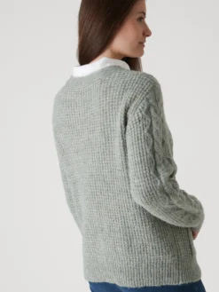 GIlet torsadé