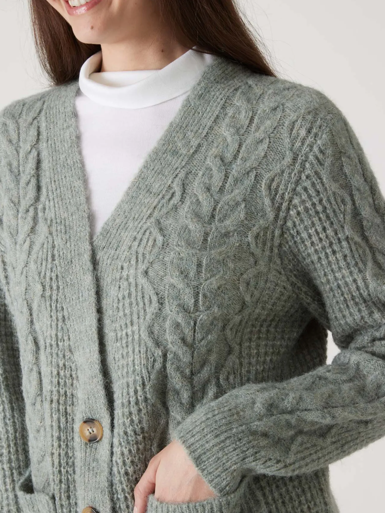 GIlet torsadé
