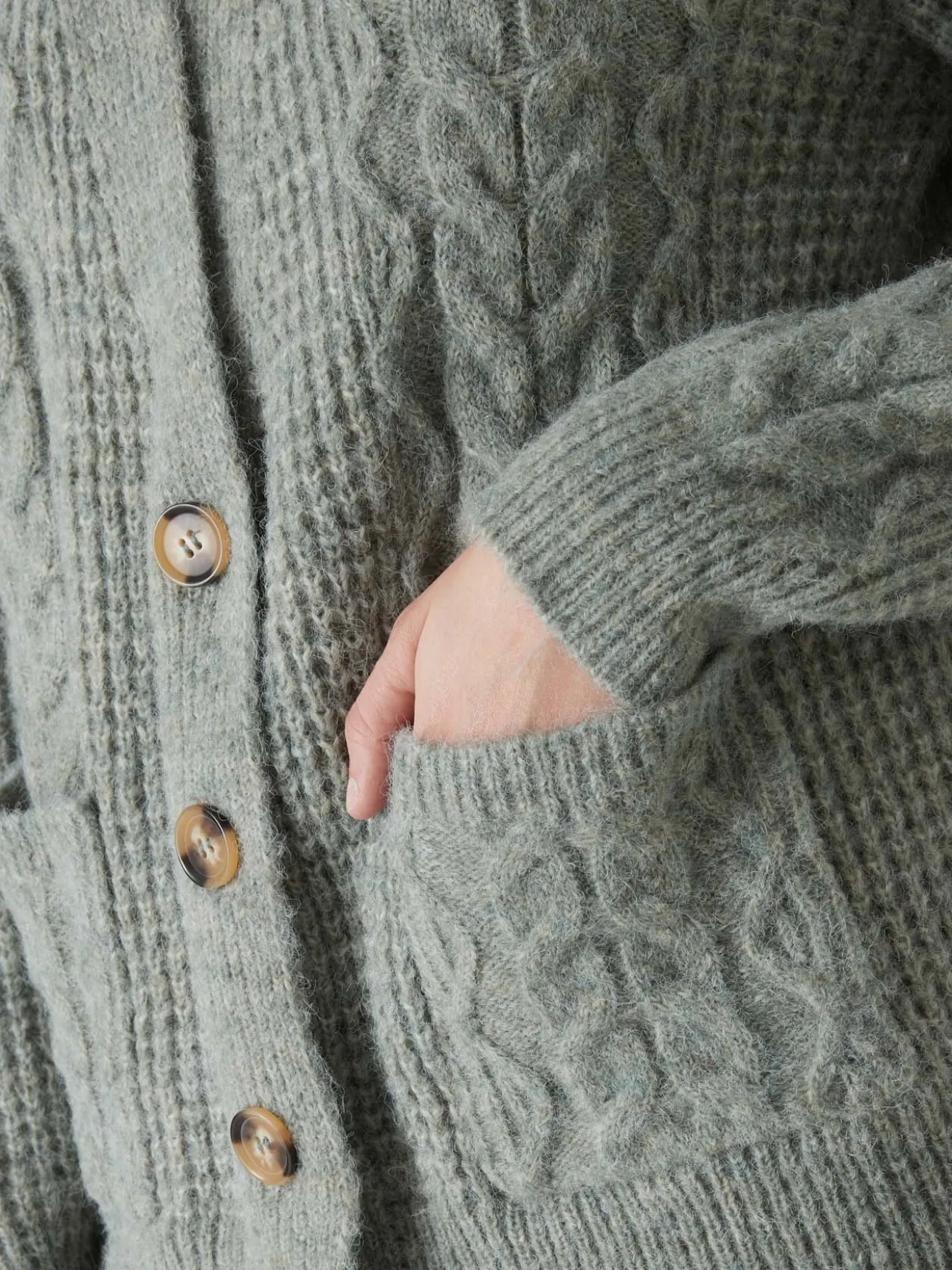 GIlet torsadé