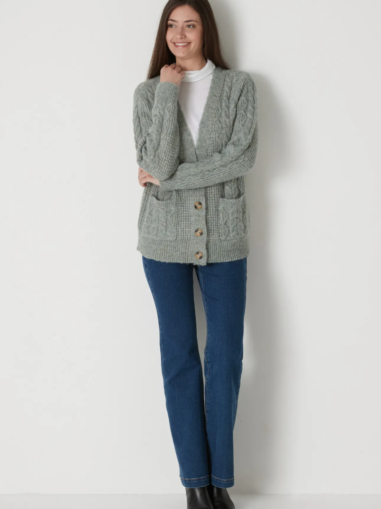 GIlet torsadé