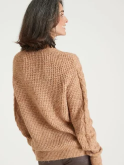 GIlet torsadé