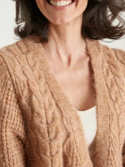 GIlet torsadé