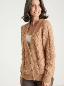 GIlet torsadé
