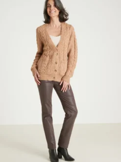GIlet torsadé