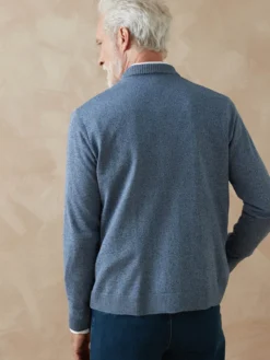Gilet V jacquard