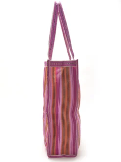 Grand sac cabas rayé