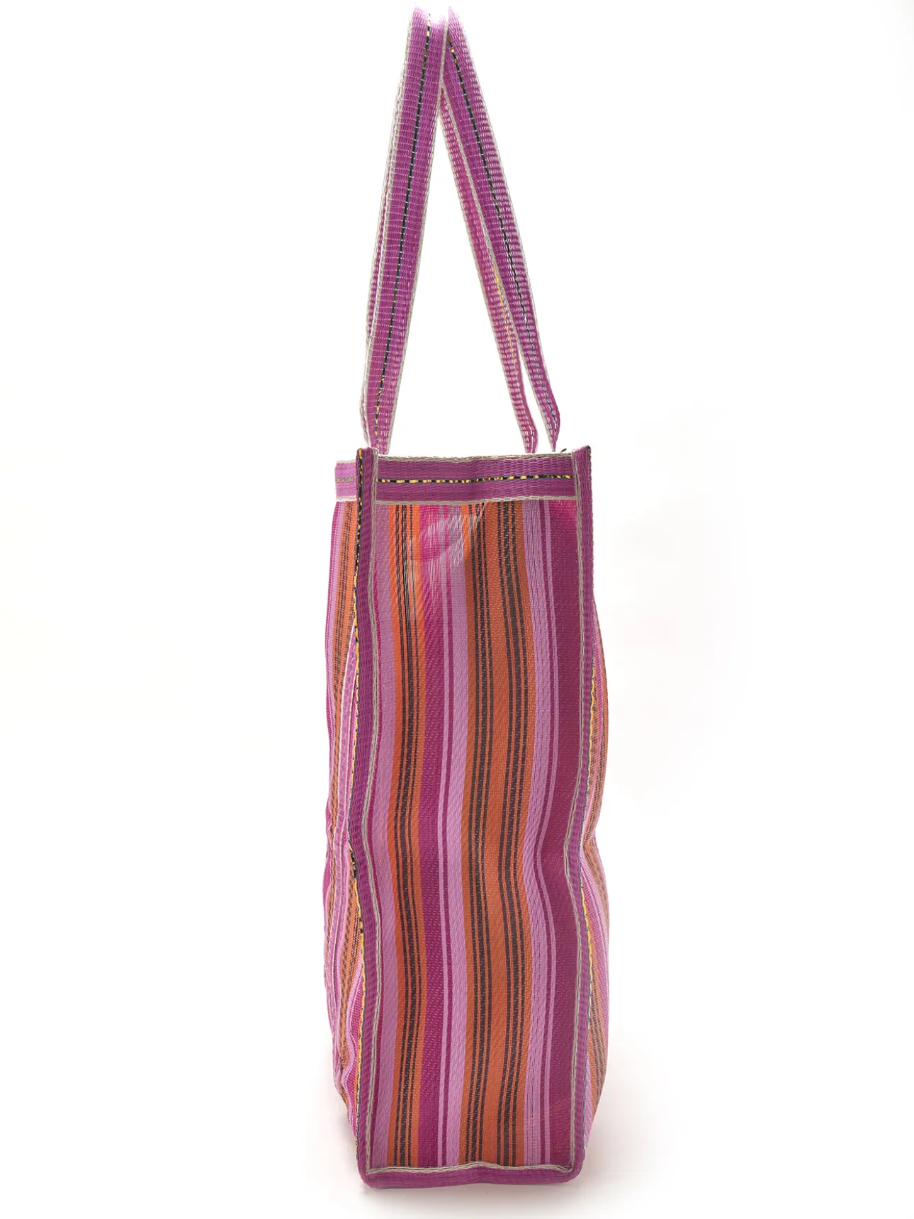 Grand sac cabas rayé