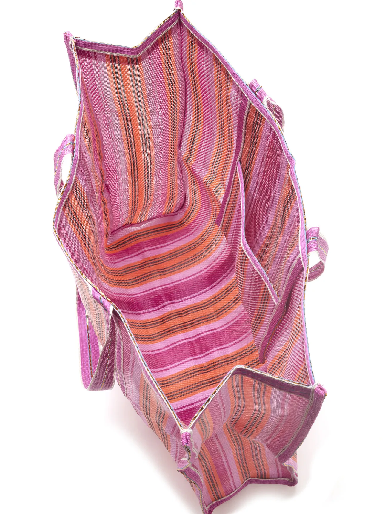 Grand sac cabas rayé