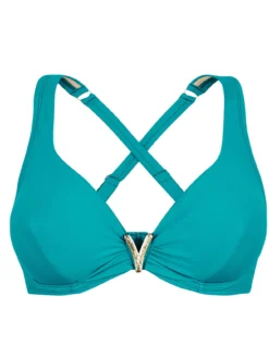 Haut de maillot de bain à armatures