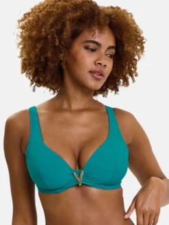 Haut de maillot de bain à armatures