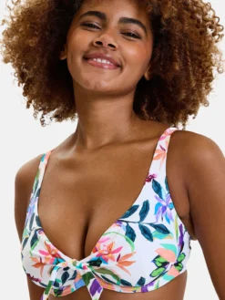 Haut de maillot de bain à armatures