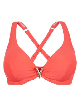 Haut de maillot de bain à armatures