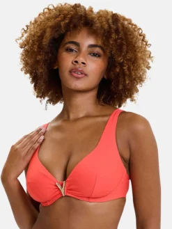 Haut de maillot de bain à armatures