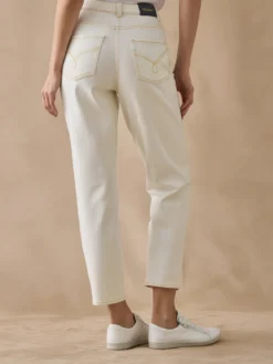 Jean 7/8ème coupe Mom