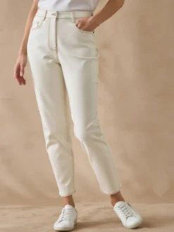 Jean 7/8ème coupe Mom