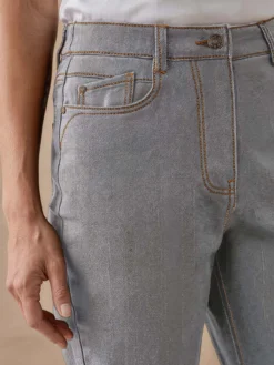 Jean 7/8ème coupe Mom