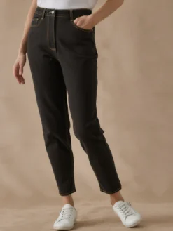 Jean 7/8ème coupe Mom