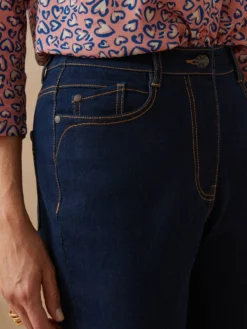 Jean 7/8ème coupe Mom