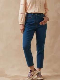 Jean 7/8ème coupe Mom