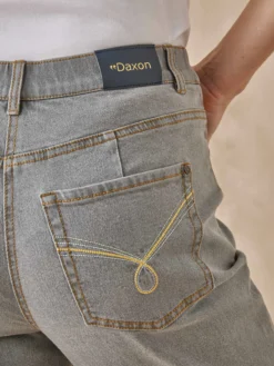 Jean 7/8ème taille haute