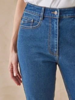 Jean 7/8ème taille haute