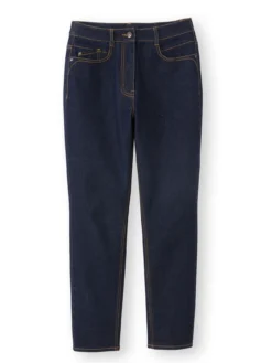 Jean 7/8ème taille haute