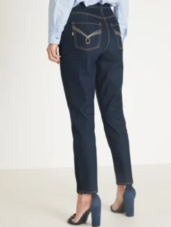 Jean 7/8ème taille haute