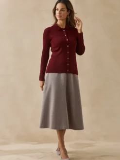 Jupe ample maille milano