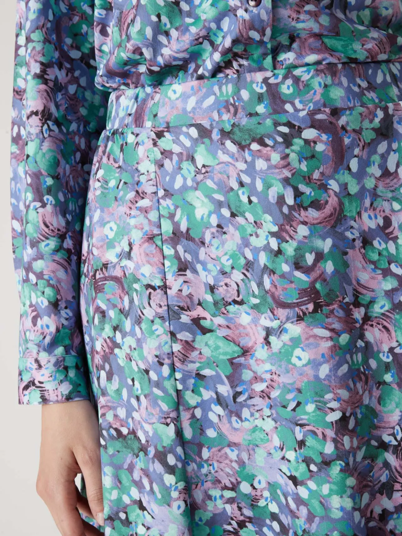 Jupe ample midi