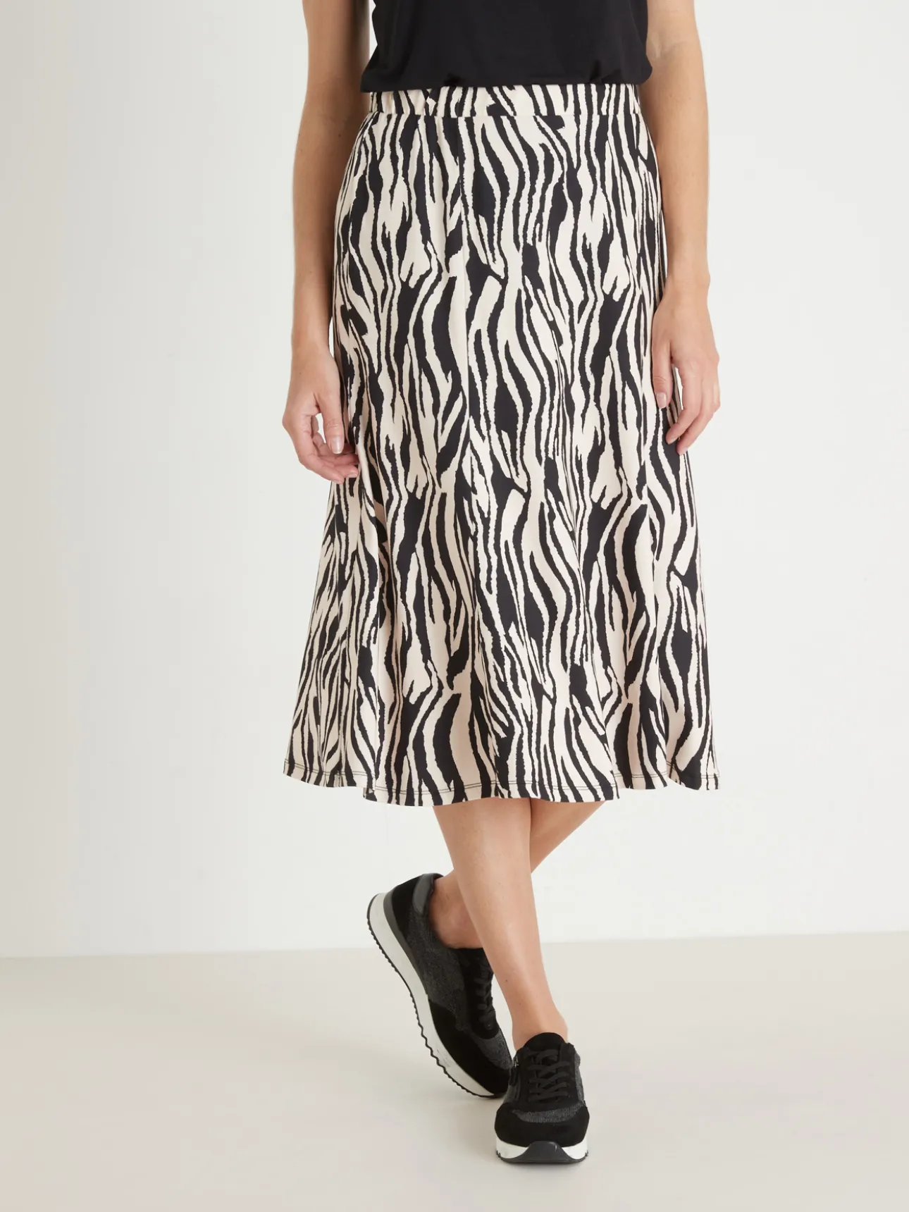 Jupe ample midi