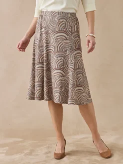 Jupe ample midi