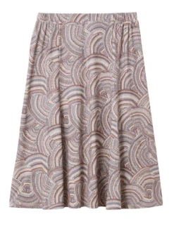 Jupe ample midi