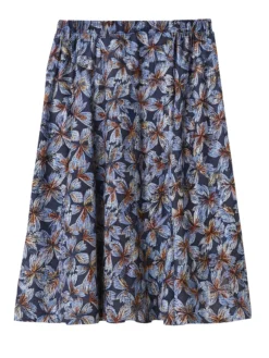 Jupe ample midi