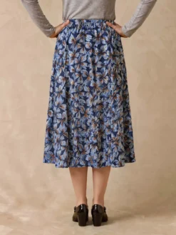 Jupe ample midi