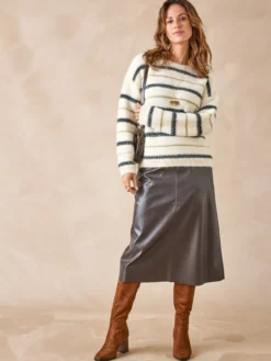 Jupe imitation cuir