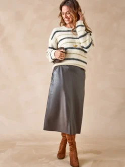 Jupe imitation cuir
