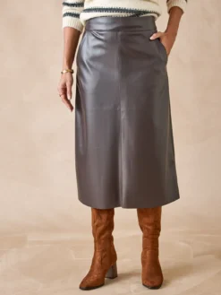 Jupe imitation cuir