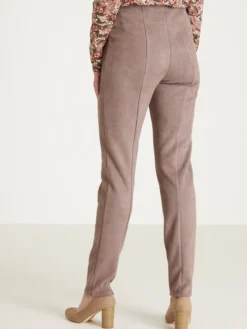 Legging en maille suédine