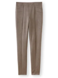 Legging en maille suédine