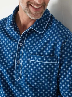 Liquette imprimée col chemise