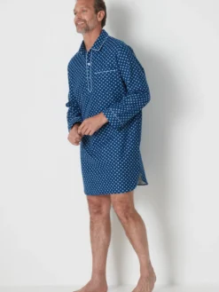Liquette imprimée col chemise
