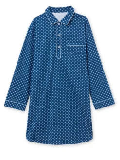 Liquette imprimée col chemise