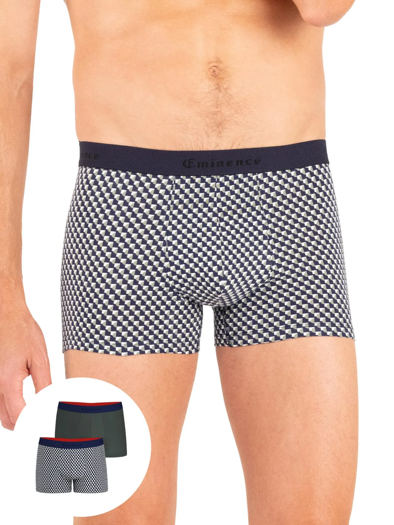 Lot de 2 boxers