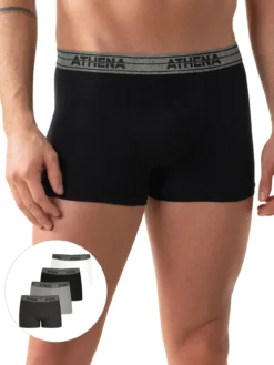 Lot de 4 boxers Basic Coton